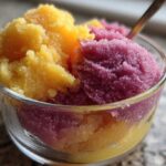 Kid-Friendly Unicorn Fruit Sorbet