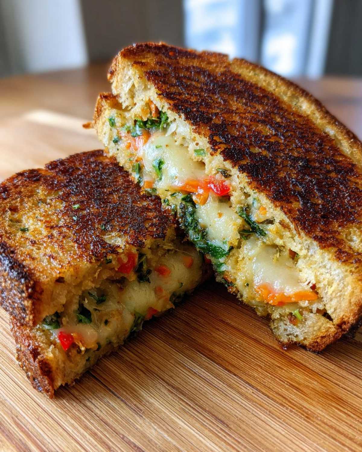 Kid-Friendly Veggie Melt Grilled Sandwich - detail 1