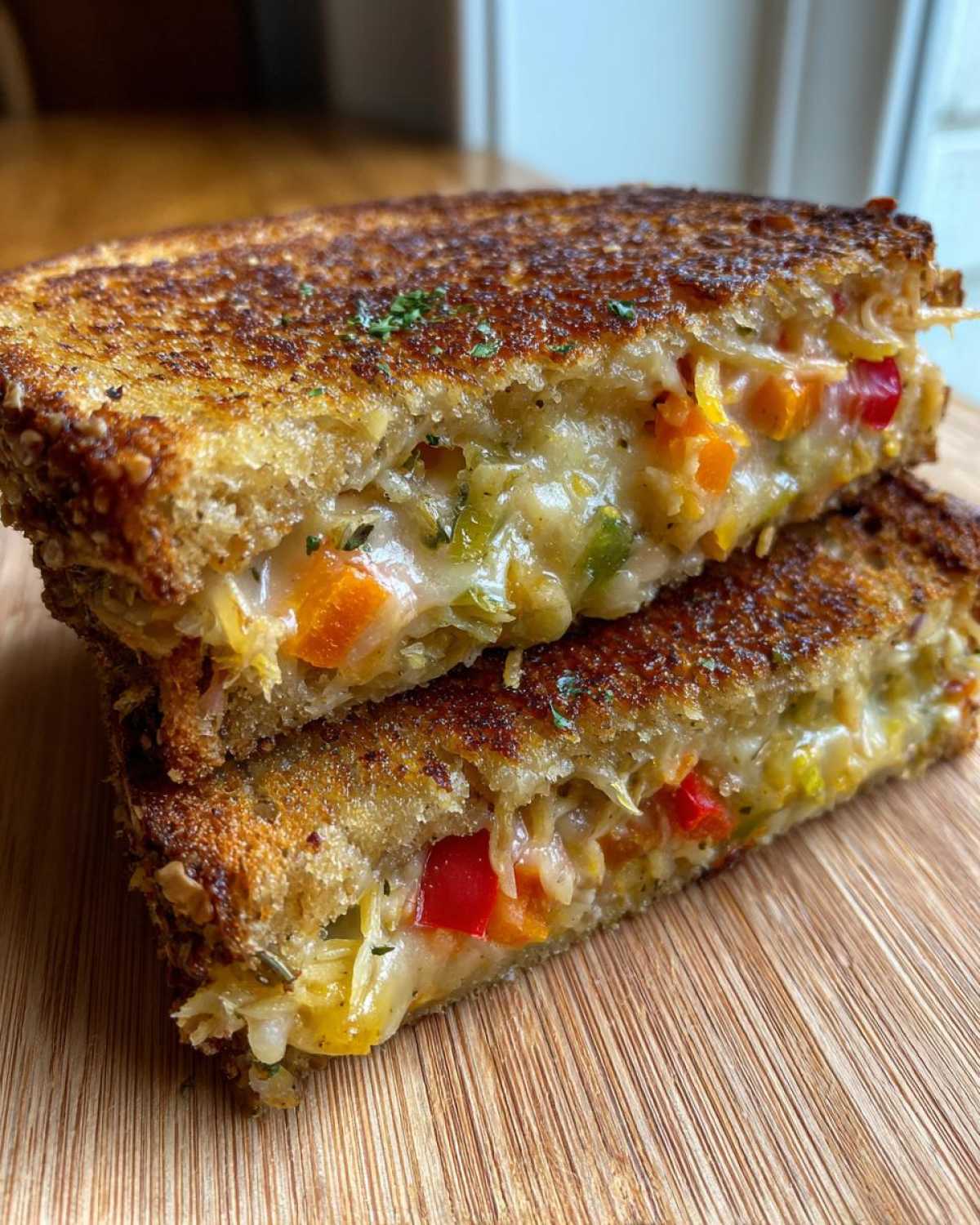 Kid-Friendly Veggie Melt Grilled Sandwich - detail 3
