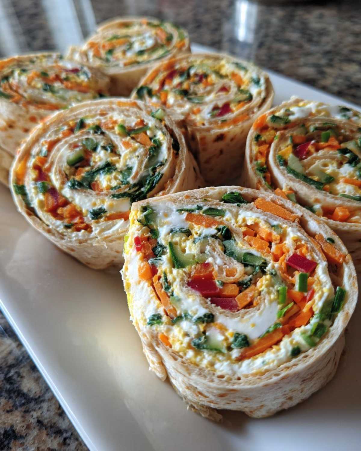 Kid-Friendly Veggie Pinwheel Wraps - detail 1
