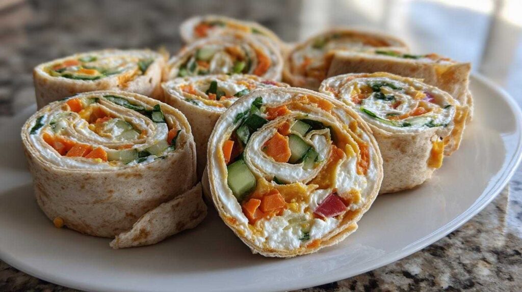Kid-Friendly Veggie Pinwheel Wraps
