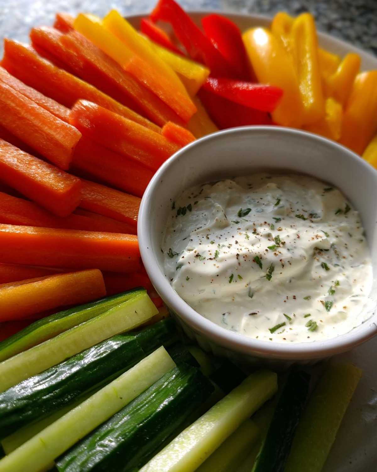 Kid-Friendly Veggie Sticks & Yogurt Dip - detail 4