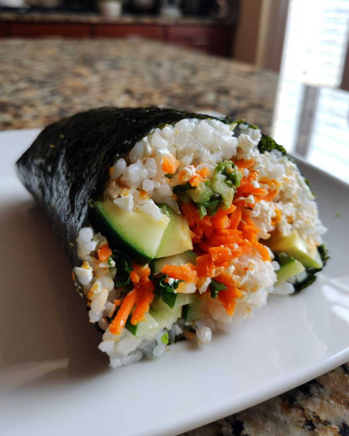 Kid-Friendly Veggie Sushi Hand Rolls - detail 1