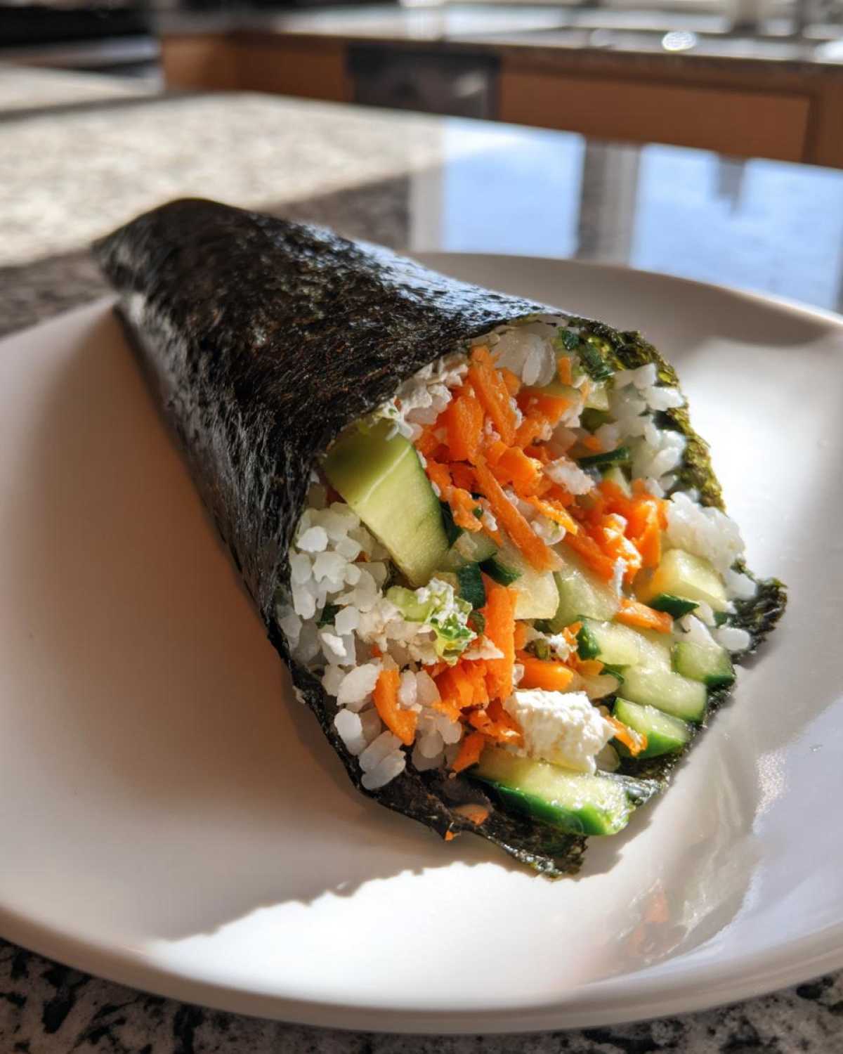 Kid-Friendly Veggie Sushi Hand Rolls - detail 2