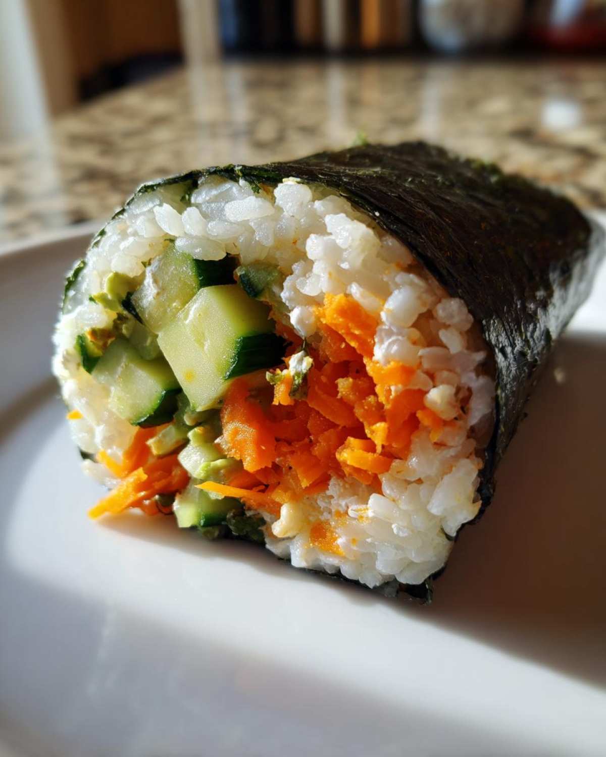 Kid-Friendly Veggie Sushi Hand Rolls - detail 3