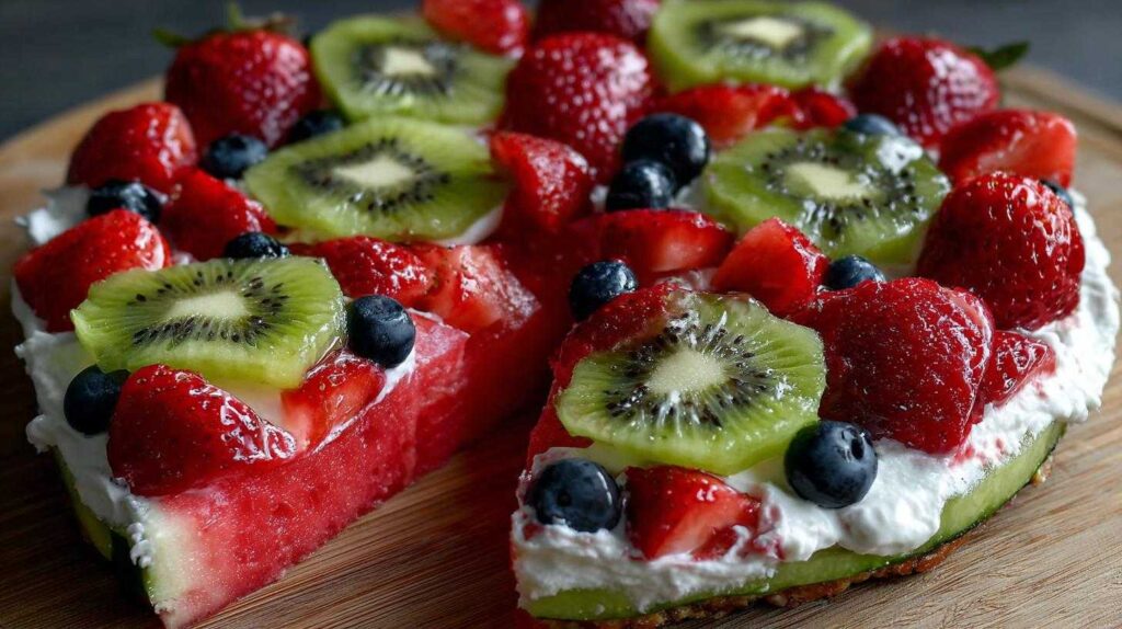Kid-Friendly Watermelon Fruit Pizza