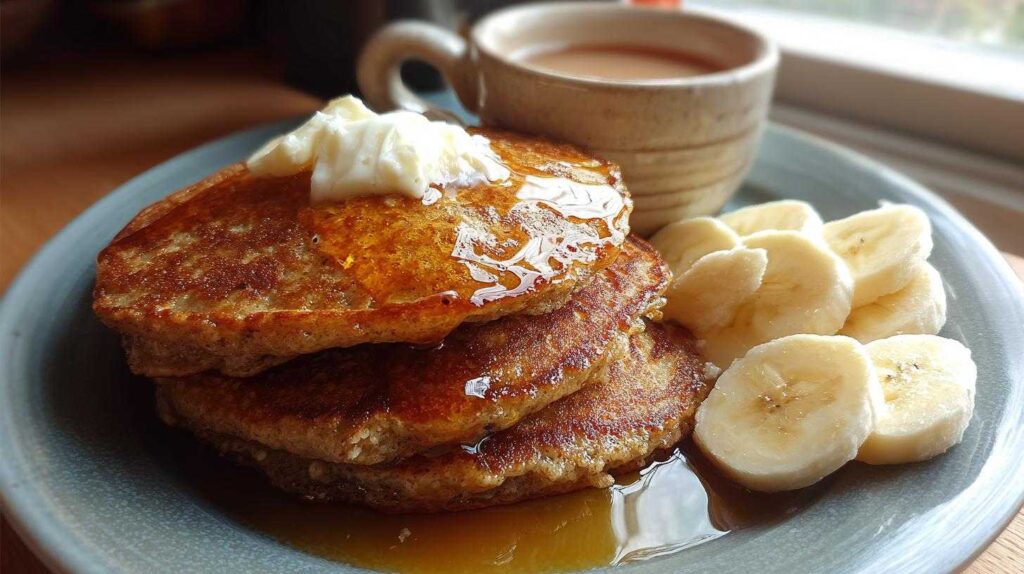 Kid-Friendly Whole Grain Banana Pancakes
