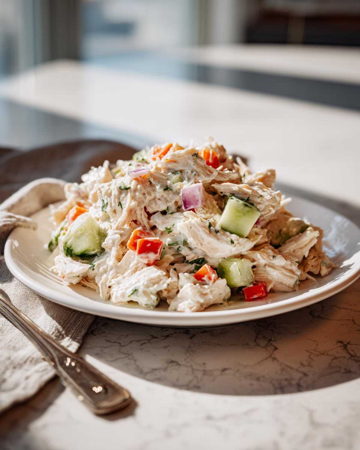 Kid-Friendly Zesty Greek Yogurt Chicken Salad - detail 4