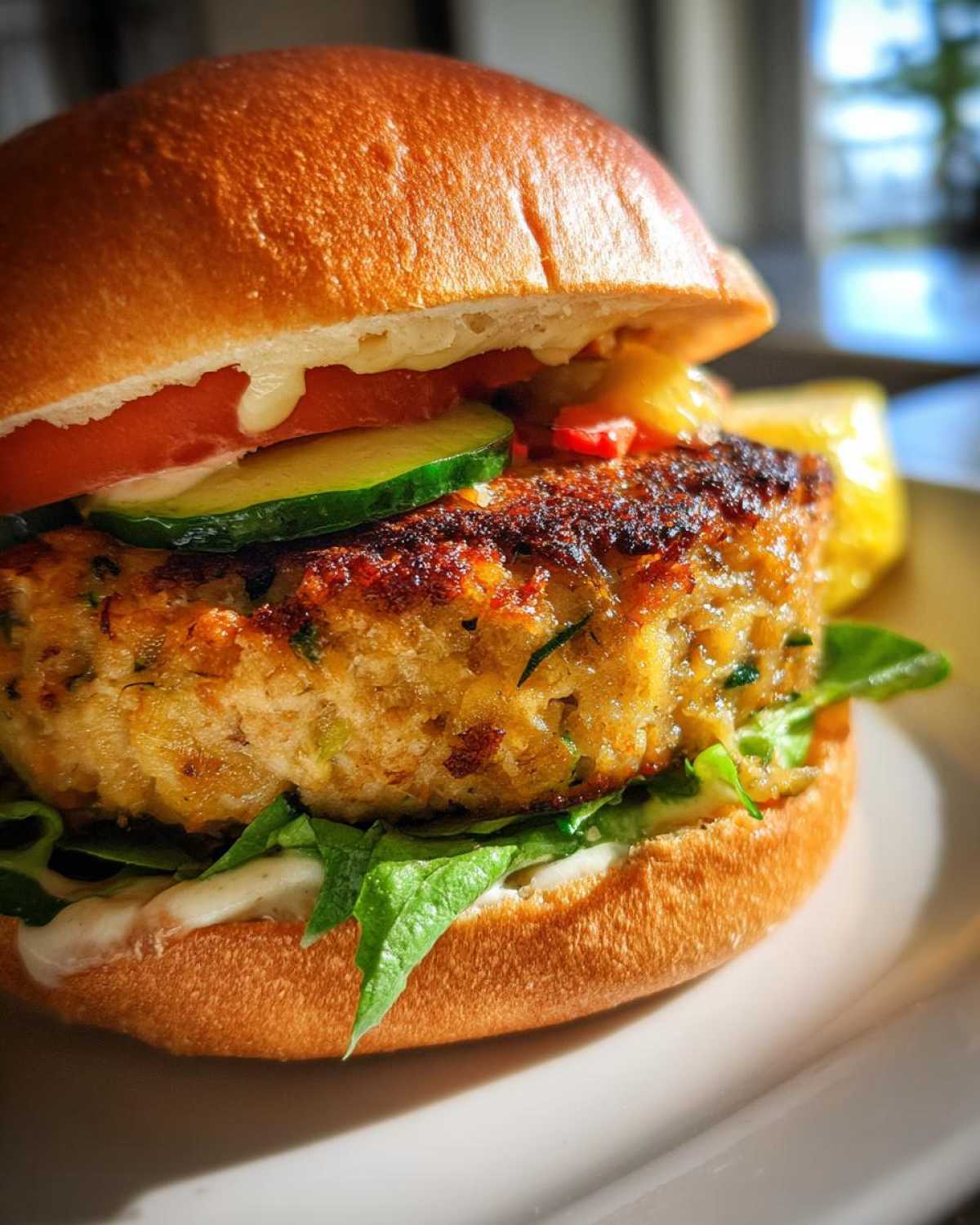 Kid-Friendly Zucchini Turkey Burgers - detail 1