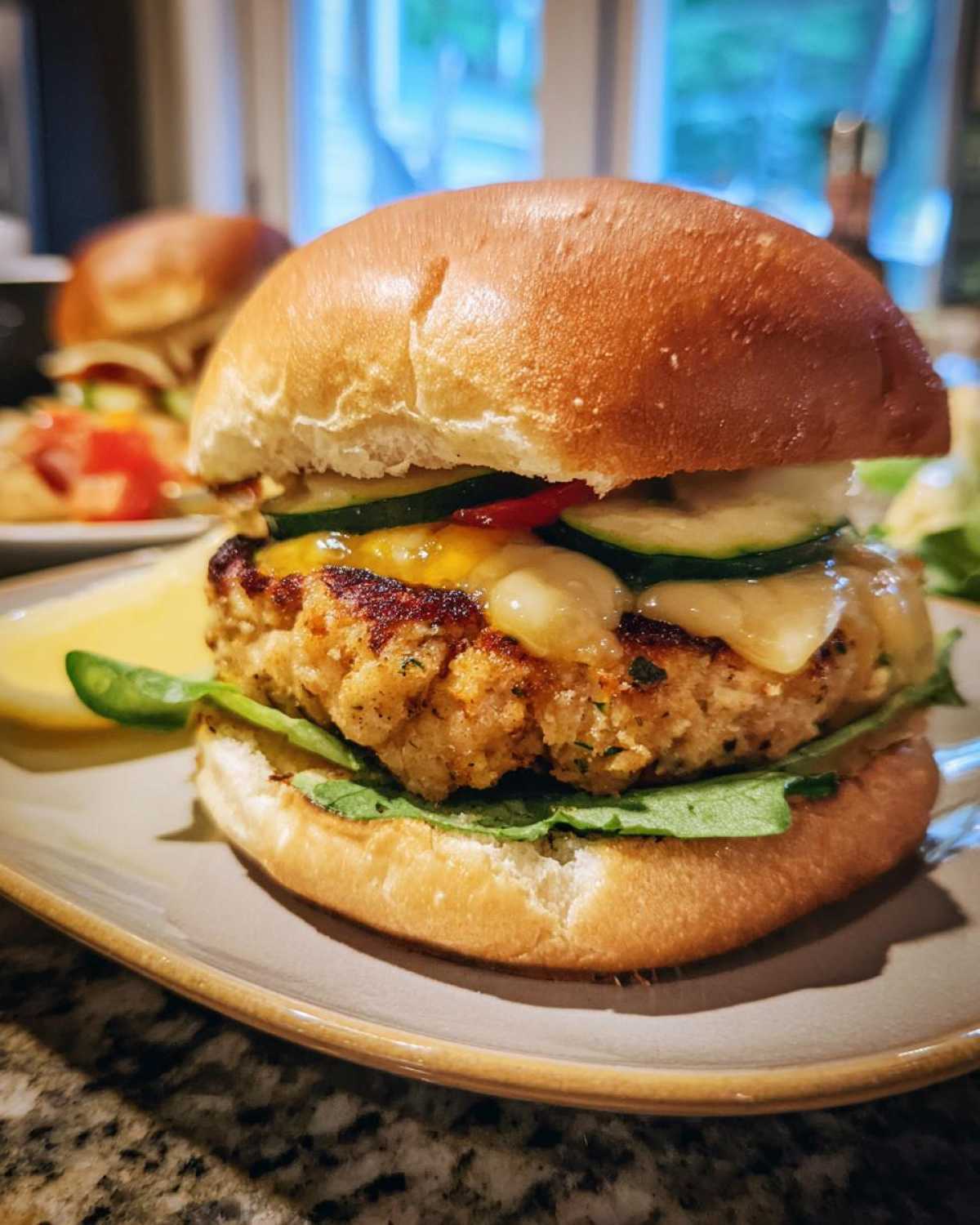 Kid-Friendly Zucchini Turkey Burgers - detail 2