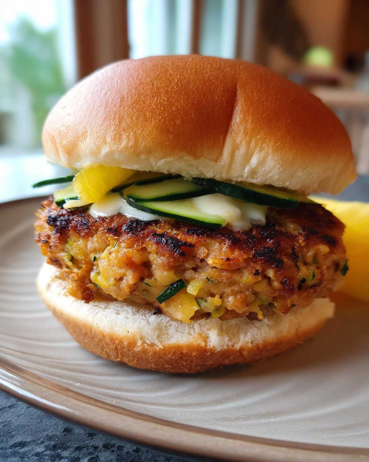 Kid-Friendly Zucchini Turkey Burgers - detail 3