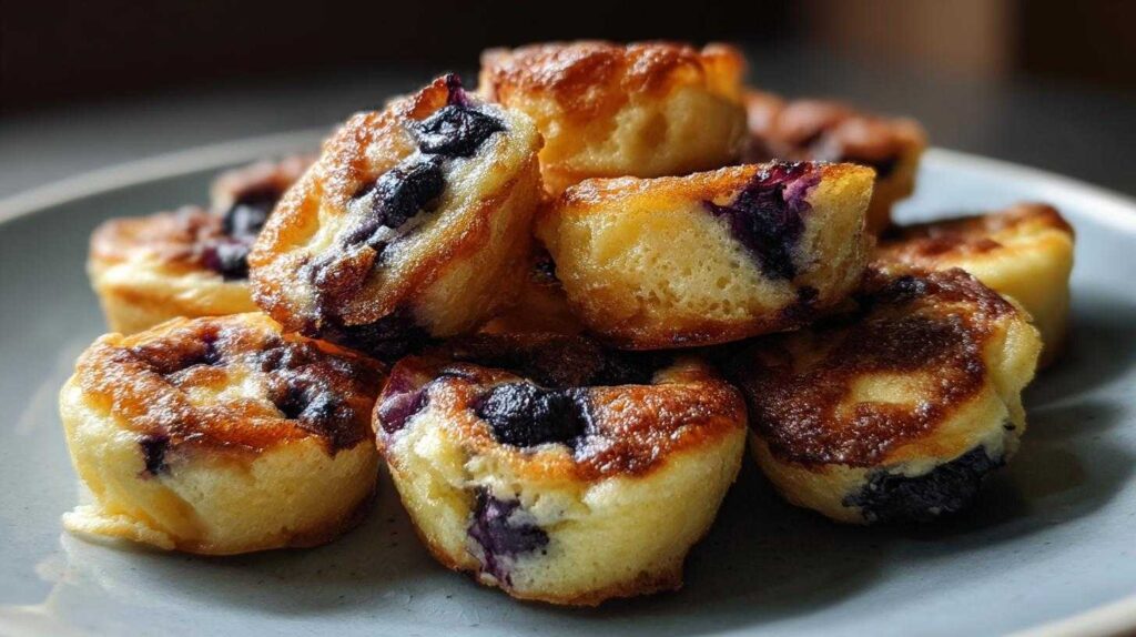 Kid-Friendly blueberry pancake bites
