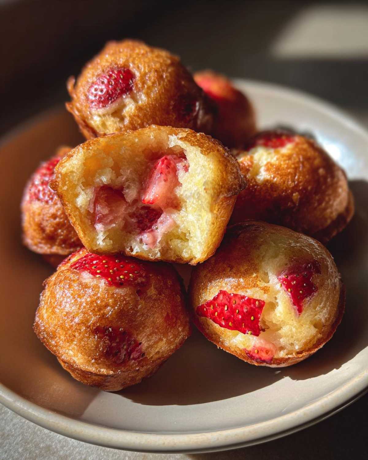 Kid-Friendly strawberry pancake bites - detail 2