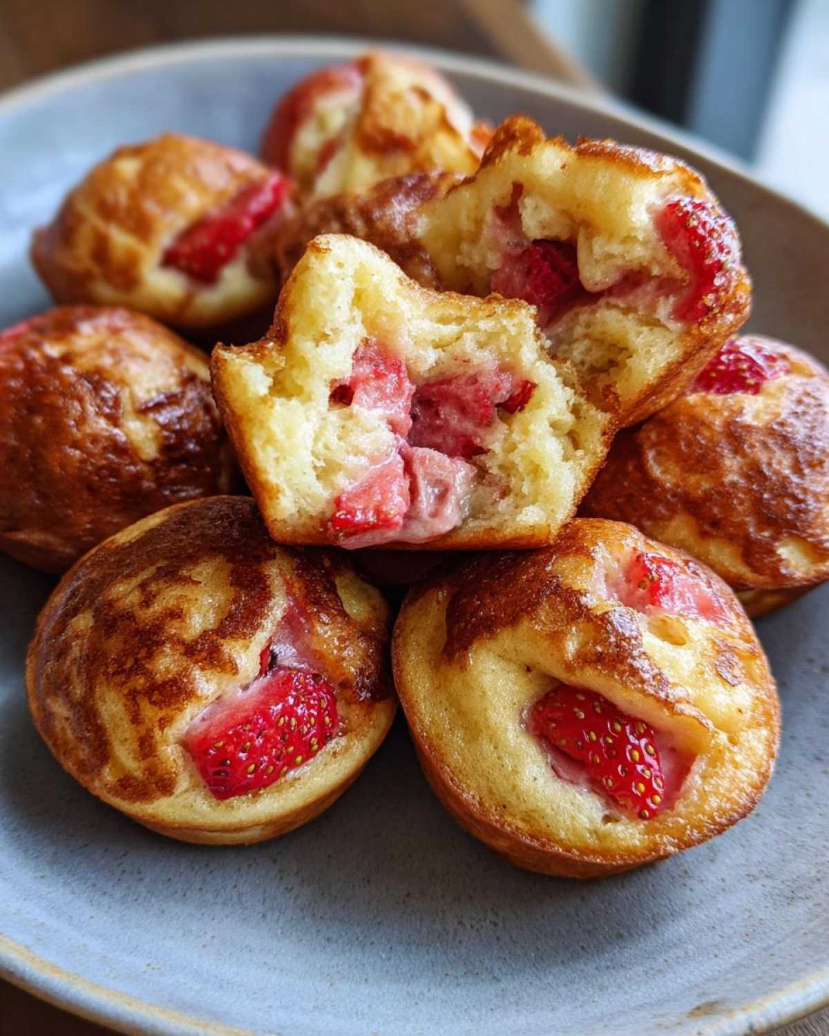 Kid-Friendly strawberry pancake bites - detail 3