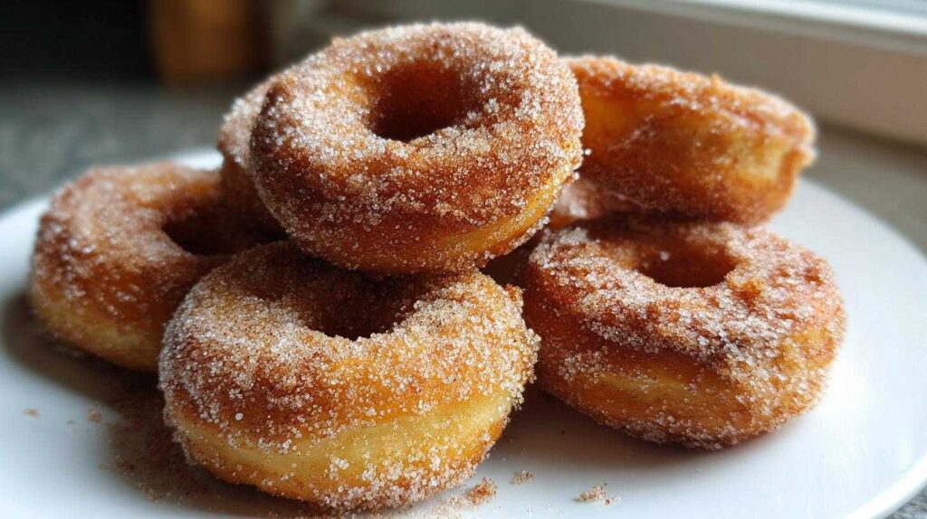 Air Fryer Cinnamon Sugar Donuts