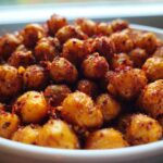 Air Fryer Roasted Chickpeas (Spicy Snack)