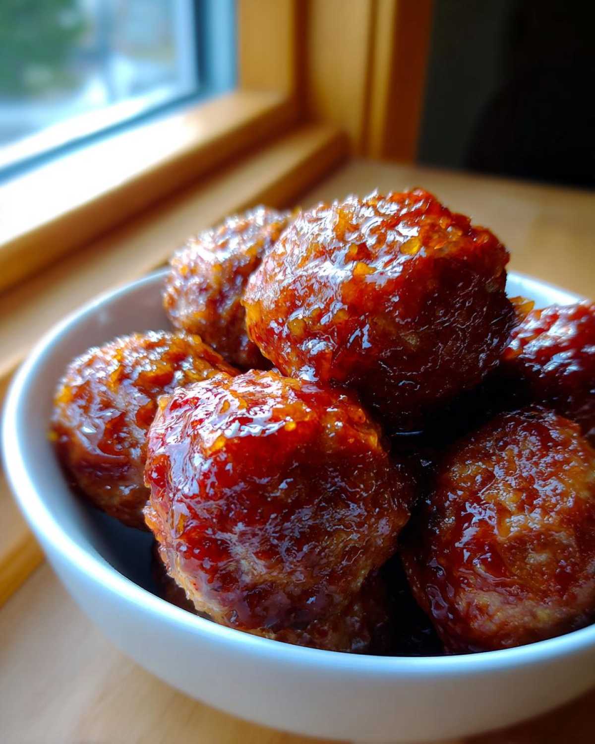 Apple Cider Glazed Meatballs - detail 1