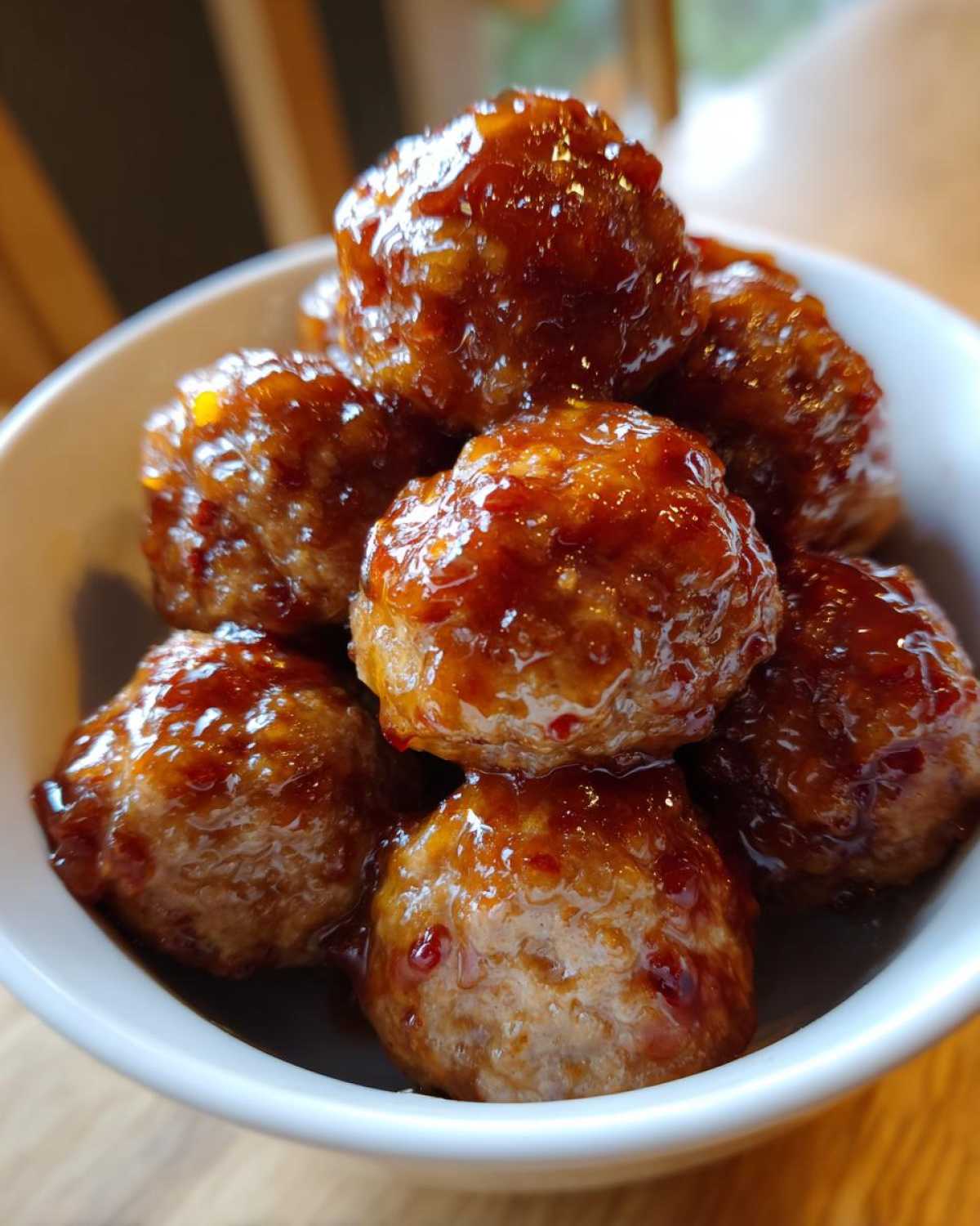 Apple Cider Glazed Meatballs - detail 2
