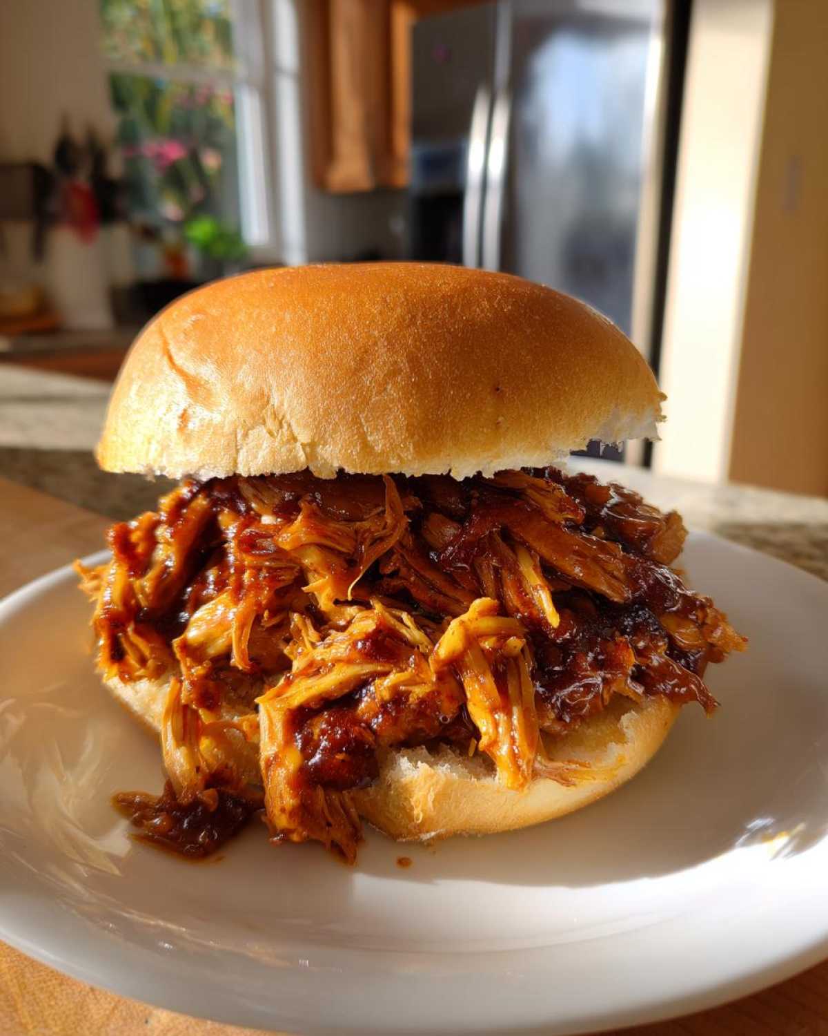 BBQ Jackfruit Sandwich (Vegan Pulled-Pork Style) - detail 4