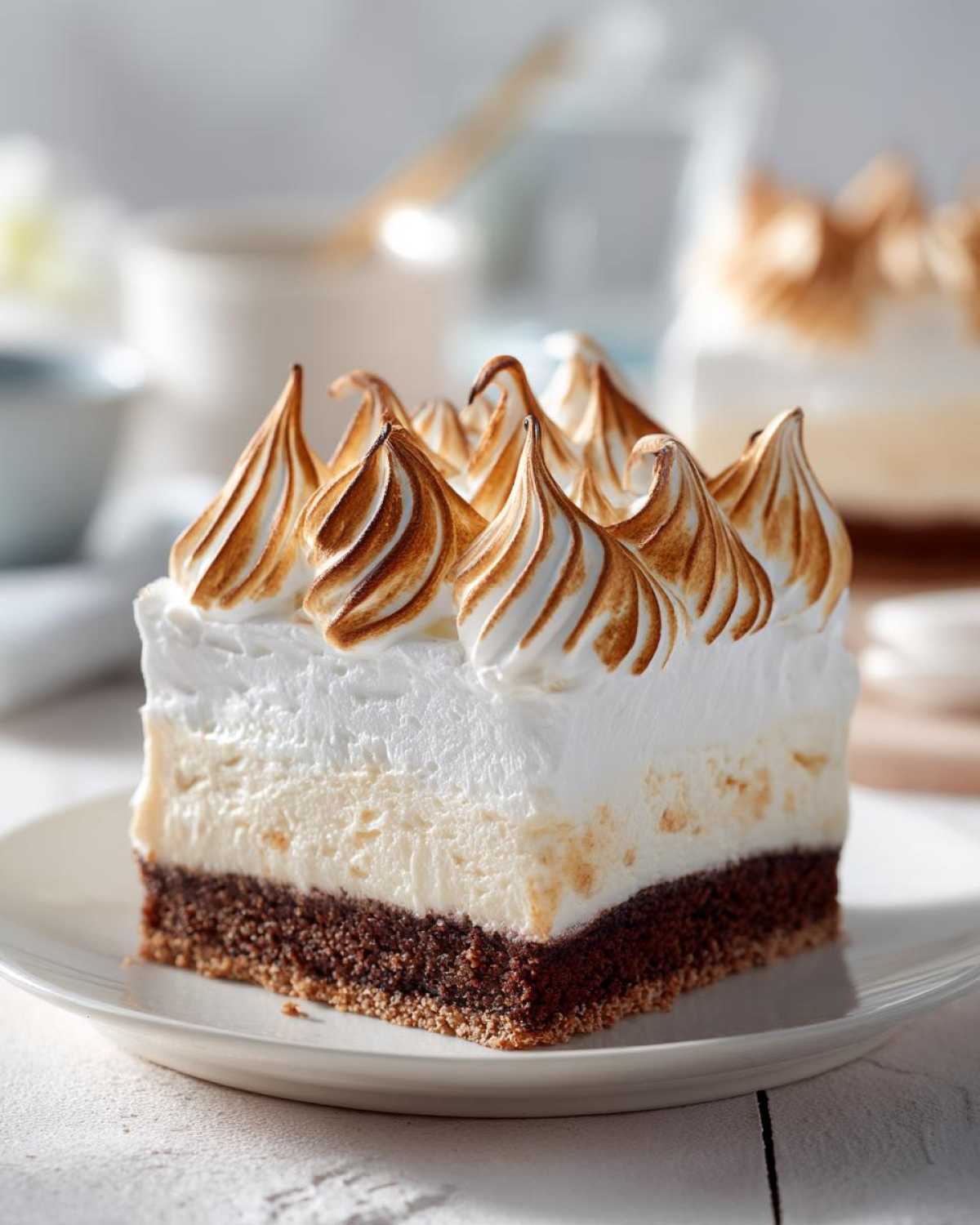 Baked Alaska Ice Cream Cake (Retro Dessert) - detail 1