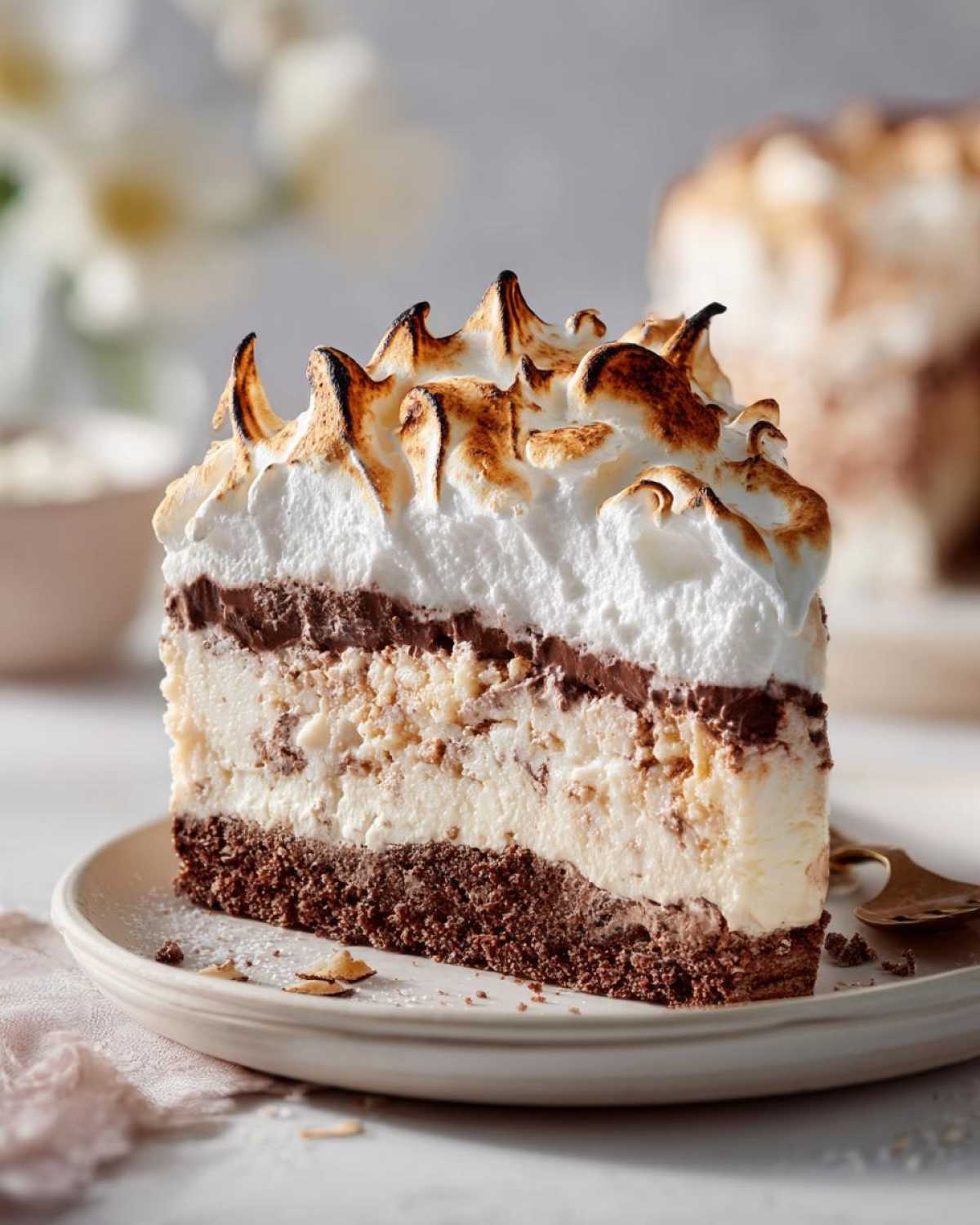 Baked Alaska Ice Cream Cake (Retro Dessert) - detail 2