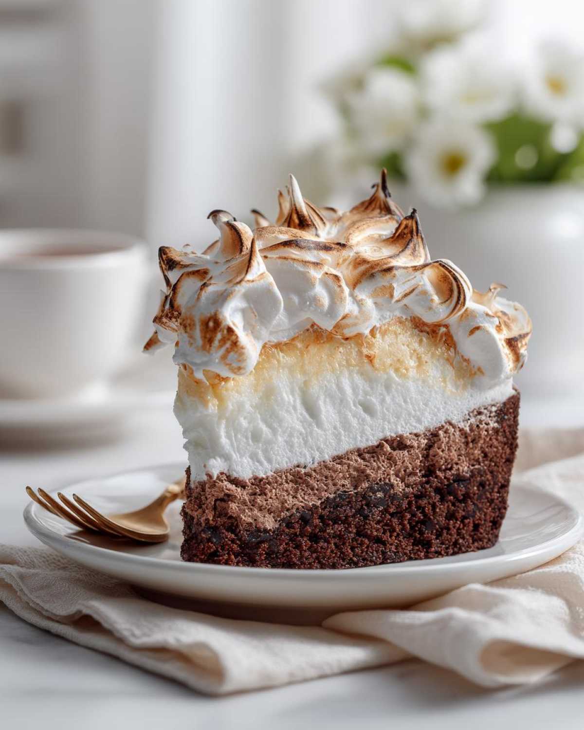 Baked Alaska Ice Cream Cake (Retro Dessert) - detail 3