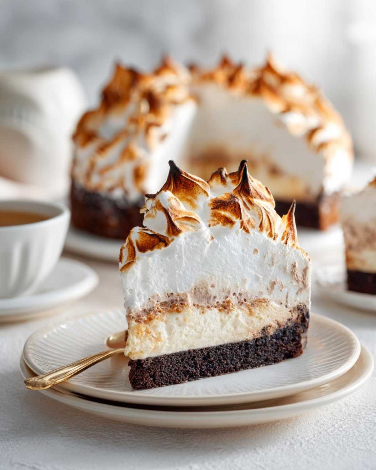 Baked Alaska Ice Cream Cake (Retro Dessert) - detail 4