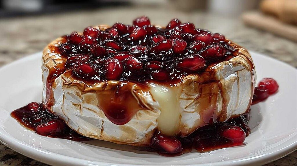 Baked Brie with Pomegranate