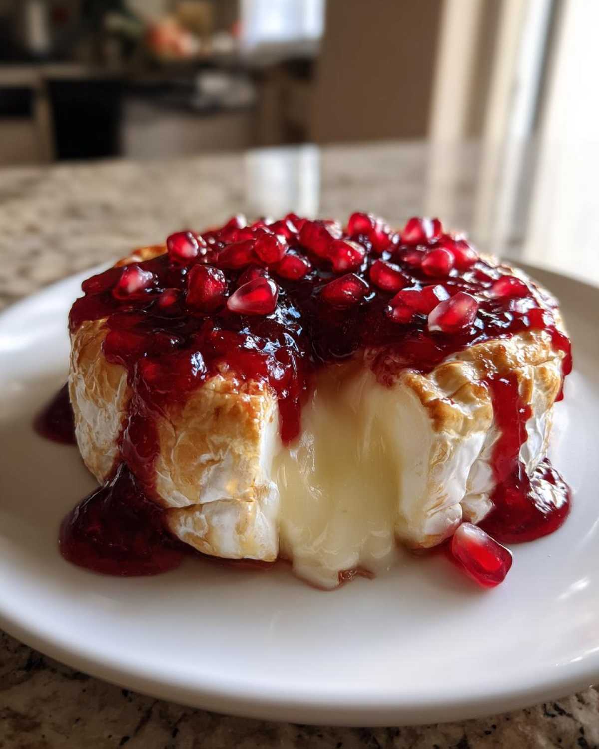 Baked Brie with Pomegranate - detail 3