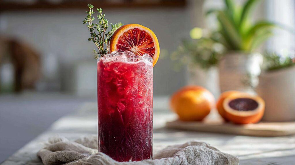Blood Orange Thyme Mocktail: 1 Amazing Sip Blood Orange Thyme Mocktail