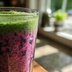 Blueberry Spinach Green Smoothie
