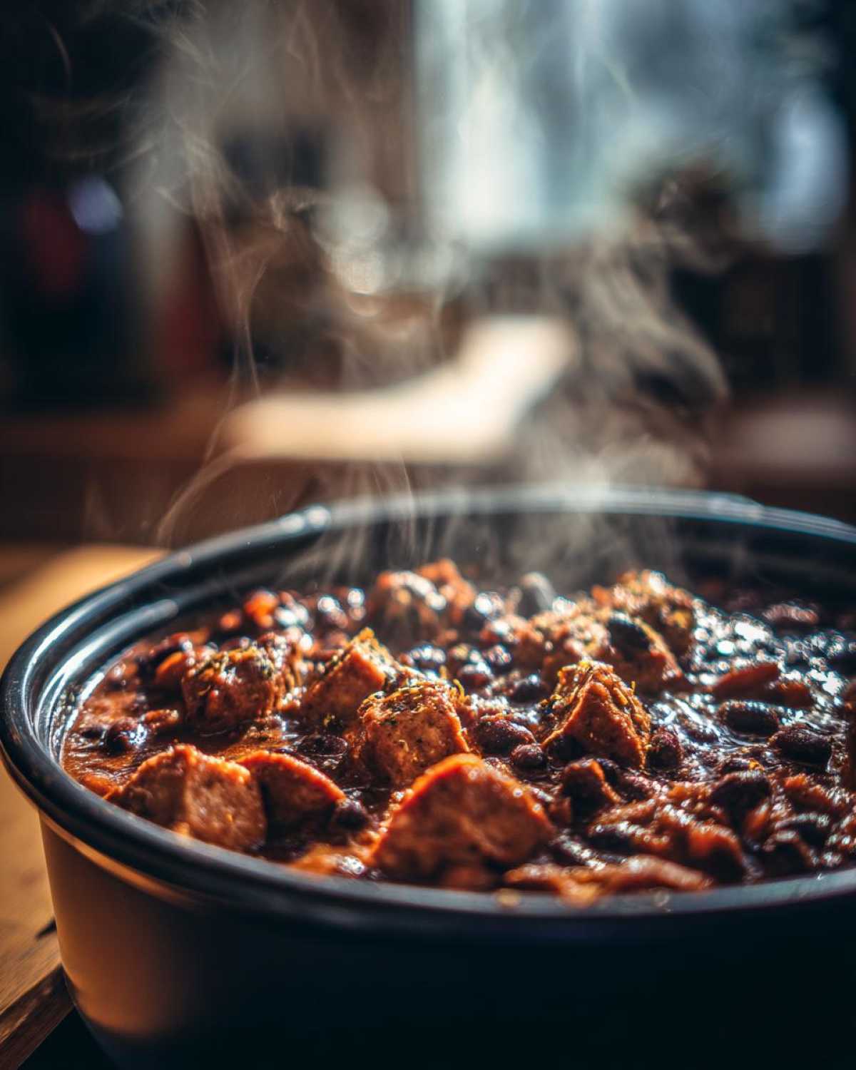 Brazilian Feijoada (Black Bean Stew) - detail 1