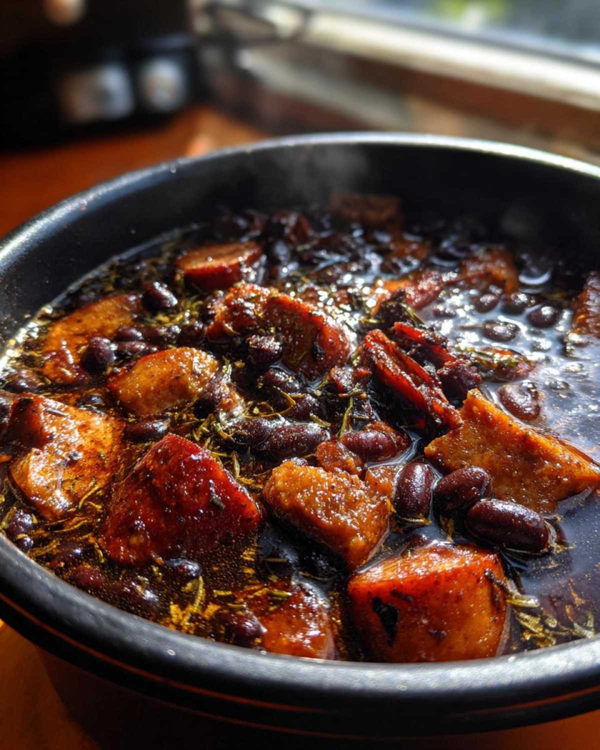 Brazilian Feijoada (Black Bean Stew) - detail 4