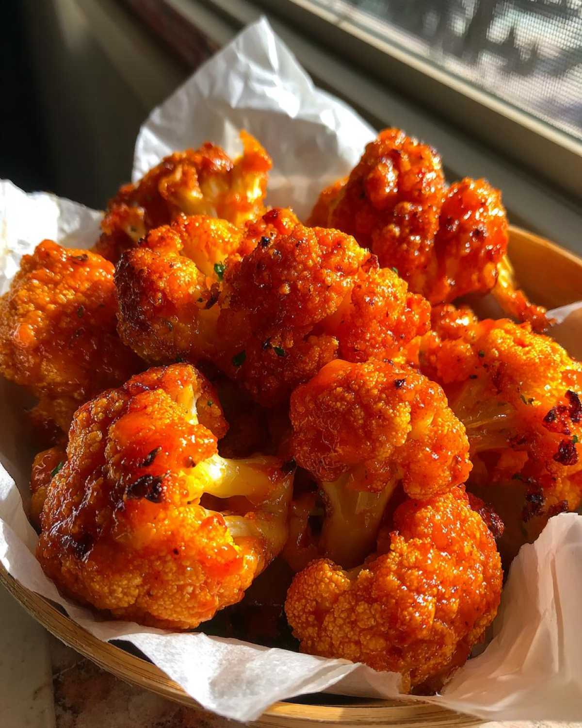 Buffalo Cauliflower Bites (Spicy Snack) - detail 1