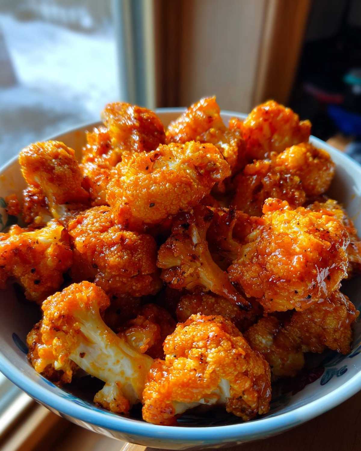 Buffalo Cauliflower Bites (Spicy Snack) - detail 4