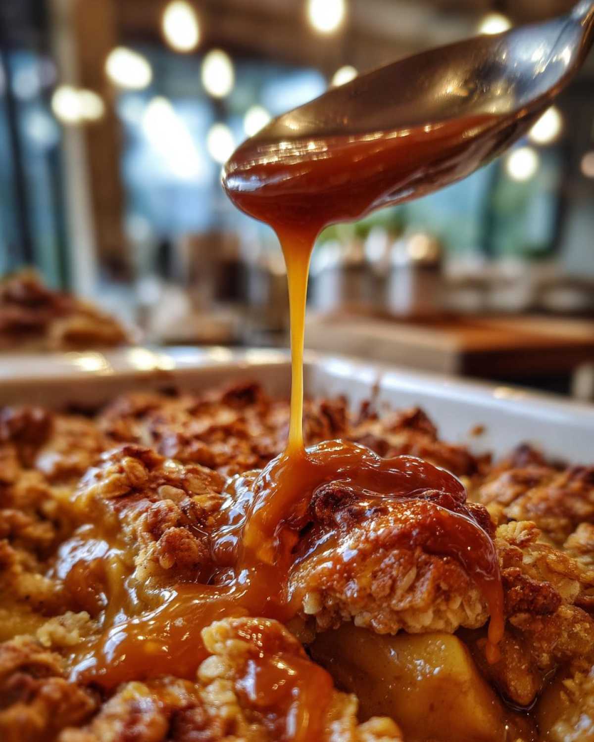 Caramel Apple Crisp with Oat Topping - detail 1
