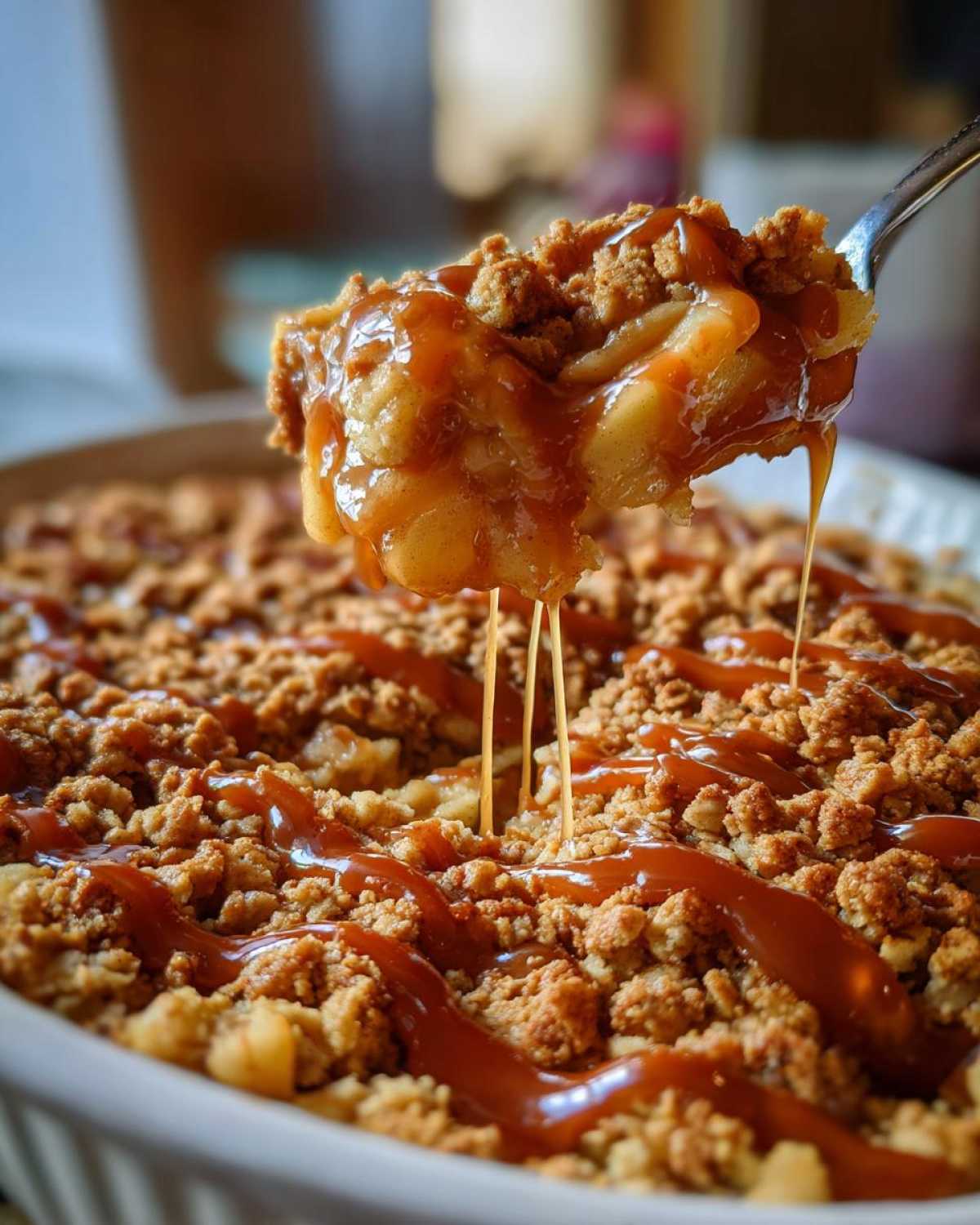 Caramel Apple Crisp with Oat Topping - detail 3