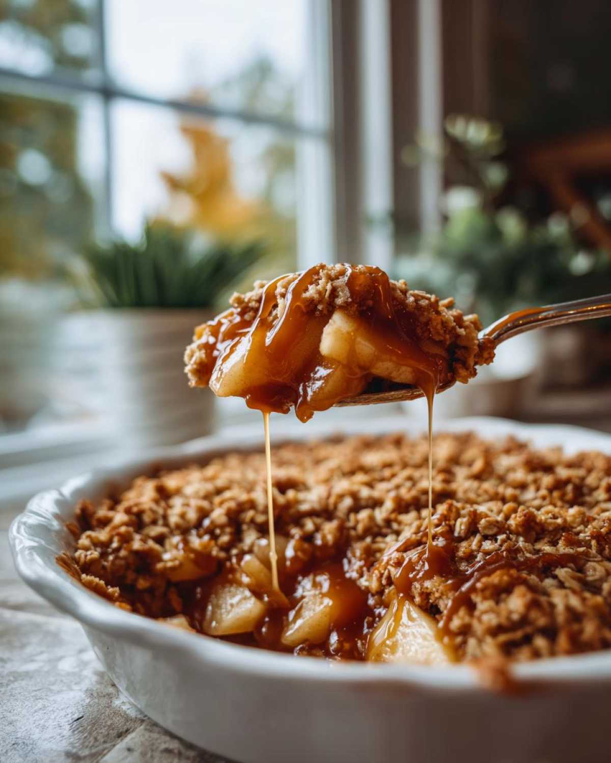 Caramel Apple Crisp with Oat Topping - detail 4