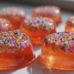 Champagne Jello Shots with Sprinkles