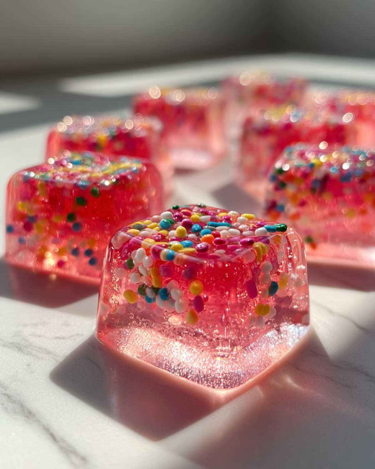 Champagne Jello Shots with Sprinkles - detail 4