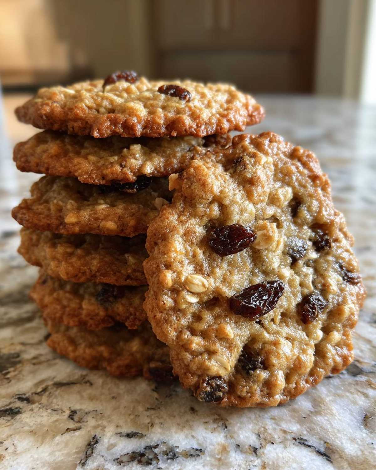 Chewy Oatmeal Raisin Cookies - detail 1