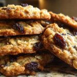 Chewy Oatmeal Raisin Cookies