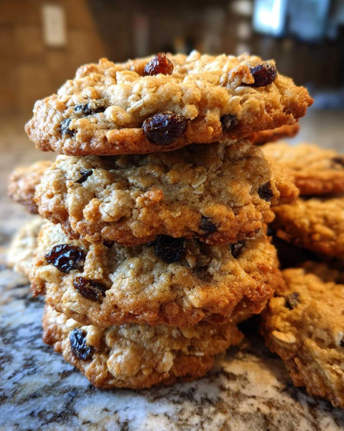 Chewy Oatmeal Raisin Cookies - detail 3