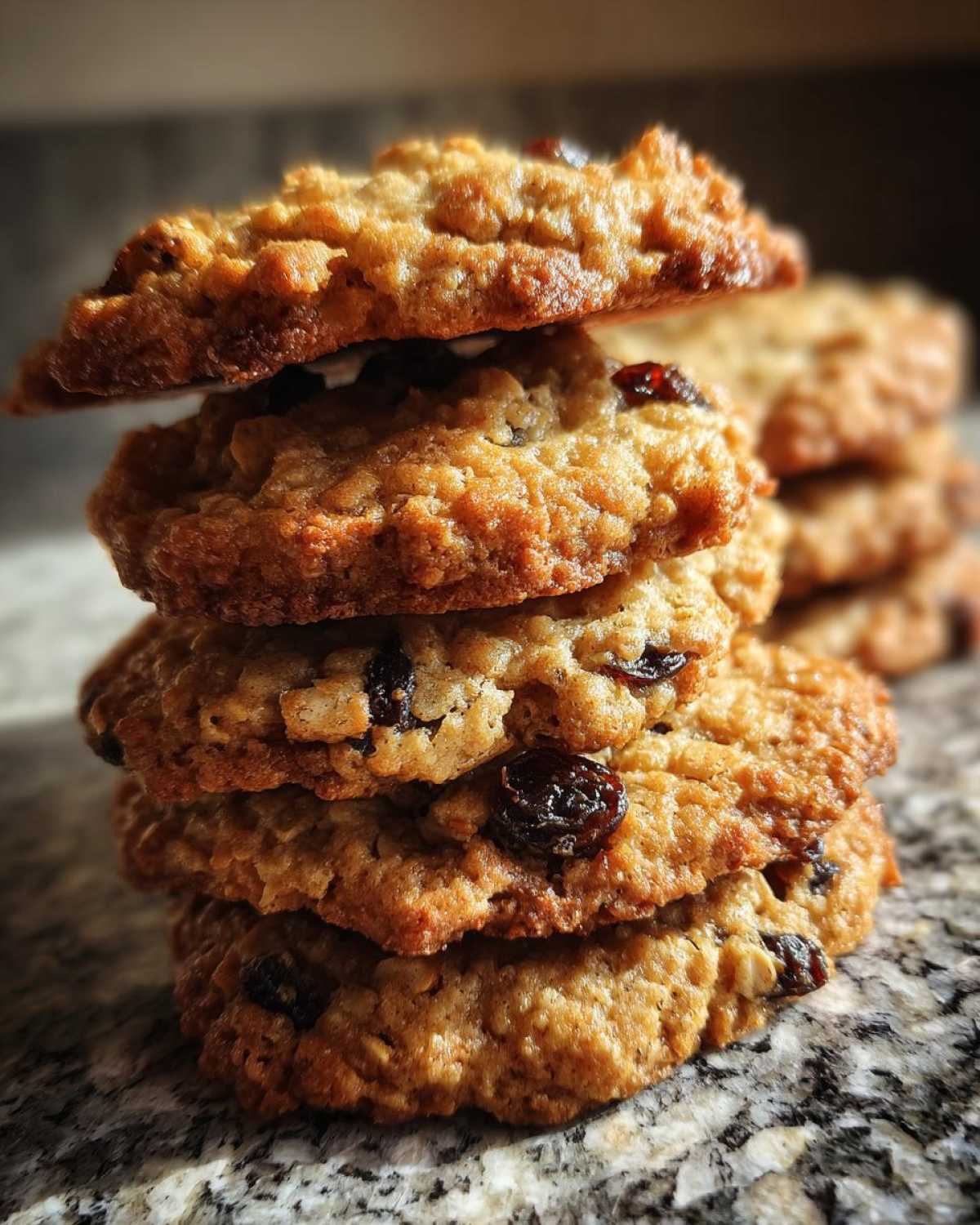 Chewy Oatmeal Raisin Cookies - detail 4