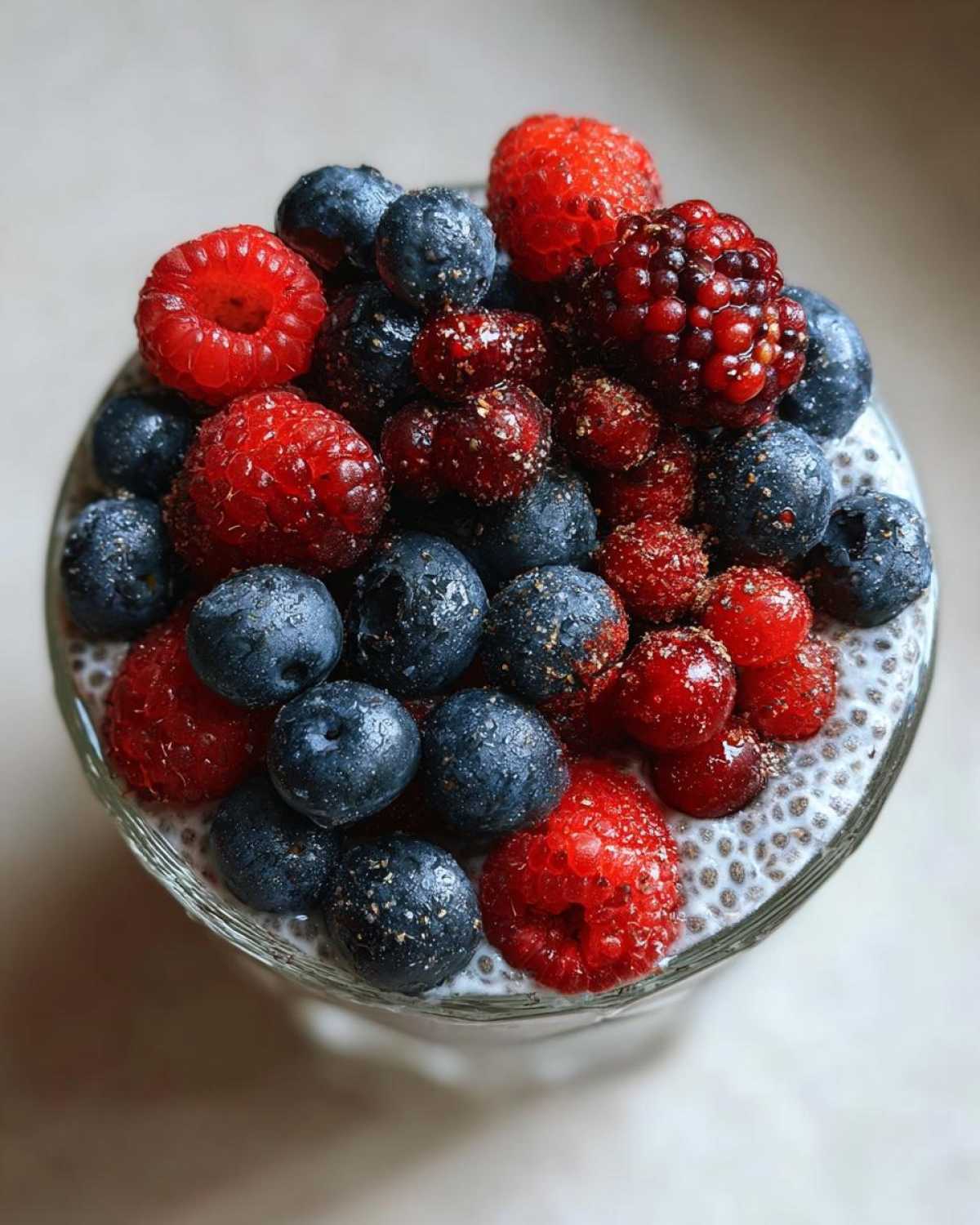 Chia Seed Pudding with Mixed Berries - detail 3