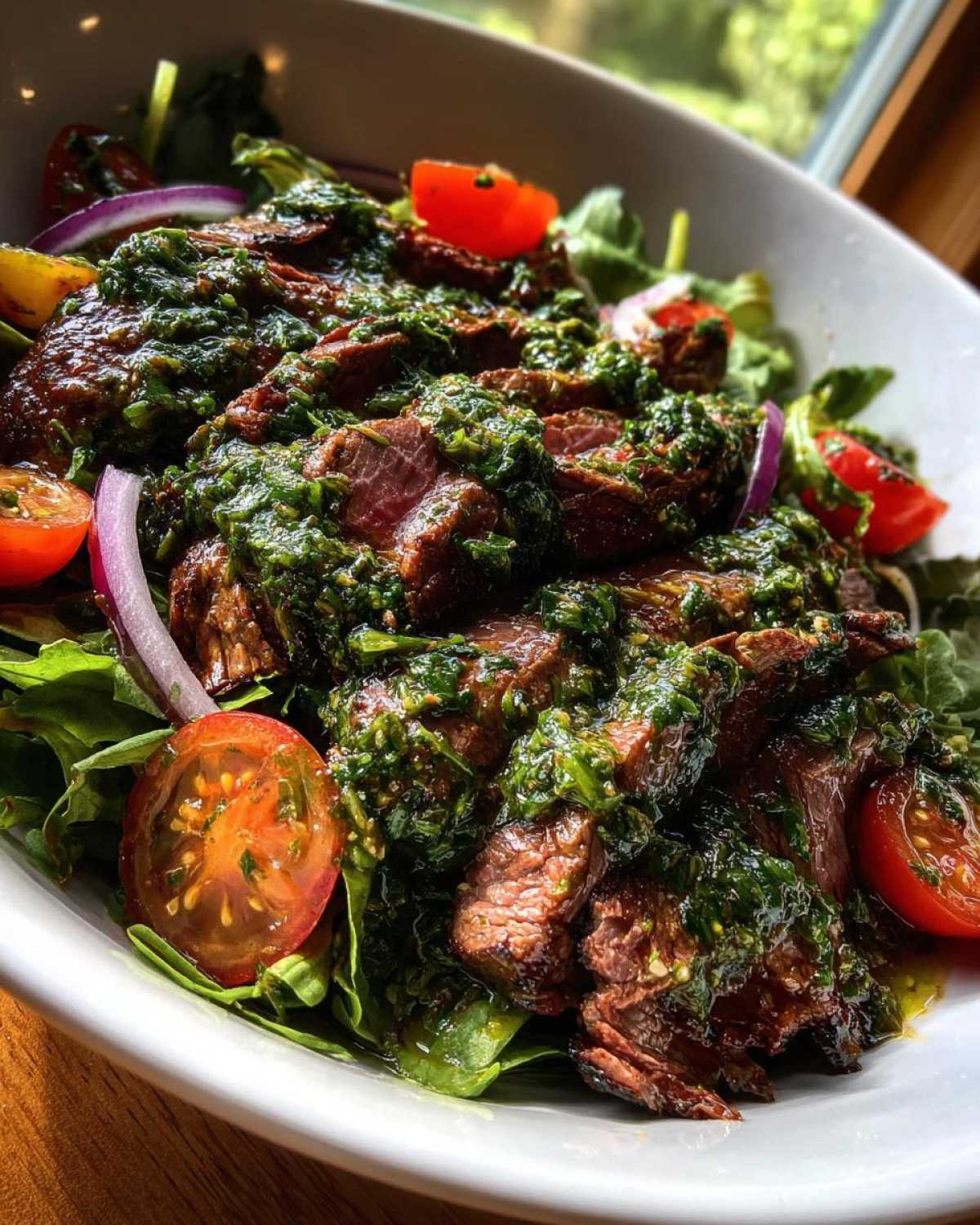 Chimichurri Flank Steak Salad - detail 1