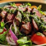 Chimichurri Flank Steak Salad