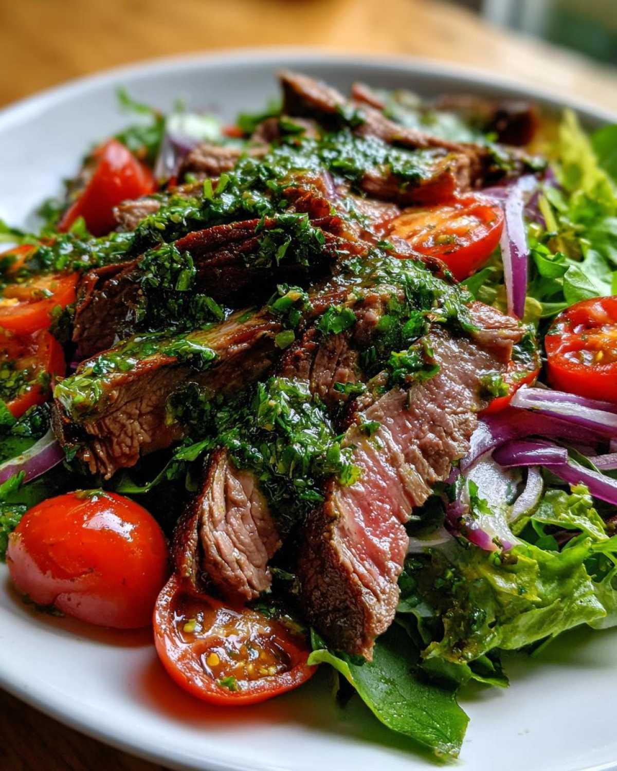 Chimichurri Flank Steak Salad - detail 3