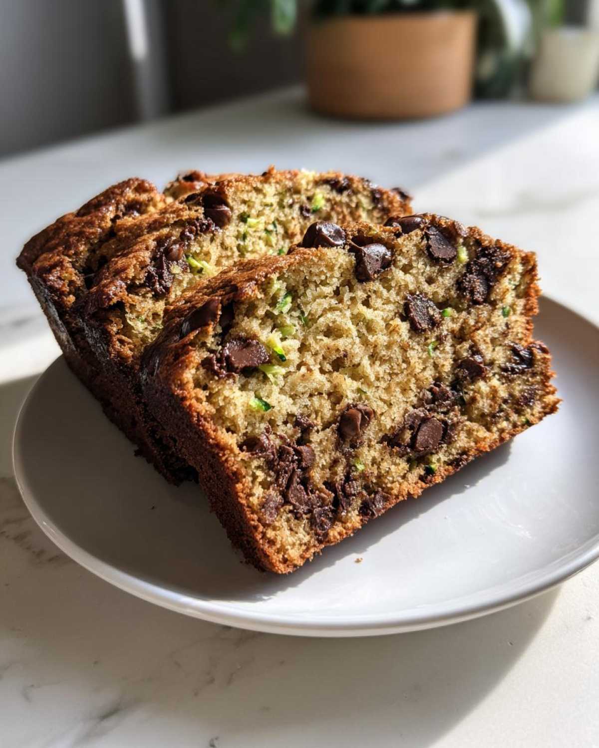 Chocolate Chip Zucchini Bread - detail 1