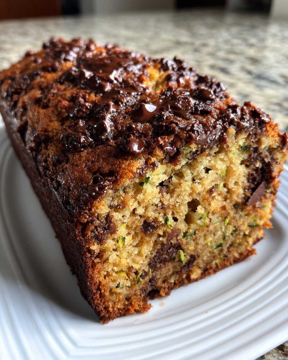 Chocolate Chip Zucchini Bread - detail 2